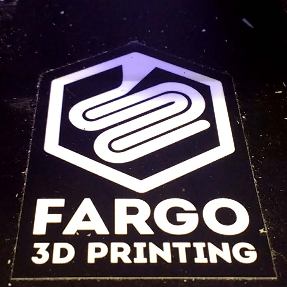 Fargo 3D Printing sticker