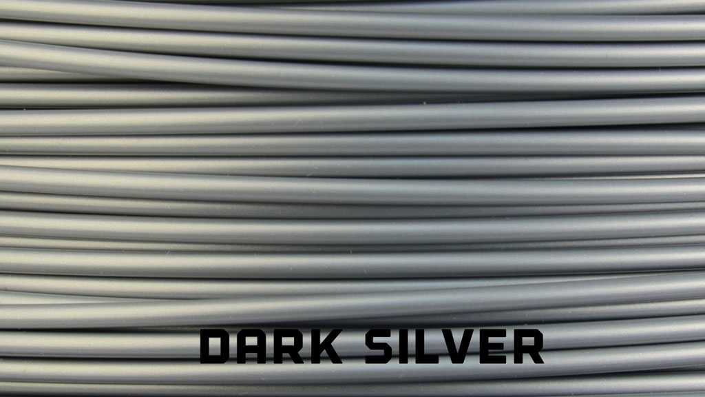 dark silver 3d printer filament