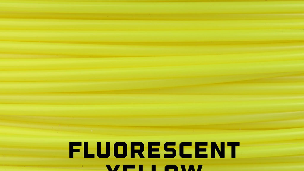 fluorescent yellow 3D printer filament