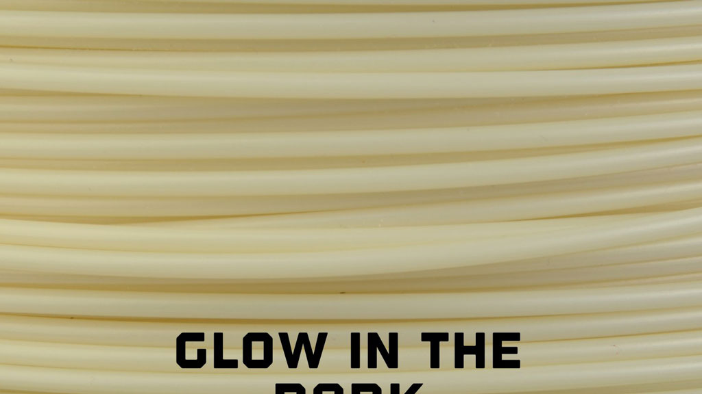 glow in the dark 3D printer filament