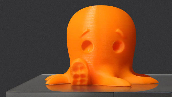 neon orange PLA filament