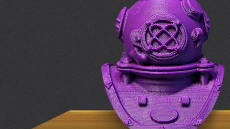 true purple 3d printer filament