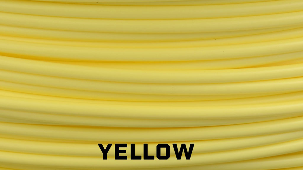 yellow 3d printer filament