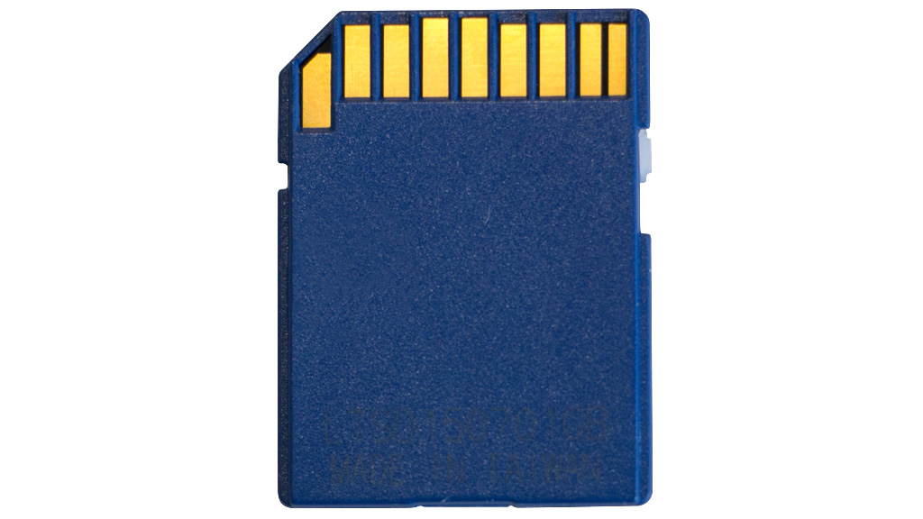 schark 1GB SD card for Makerbot back view