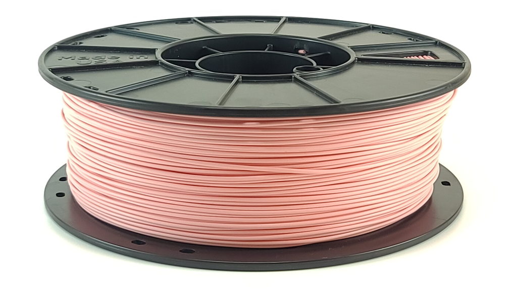 bubblegum pink pla filament reel