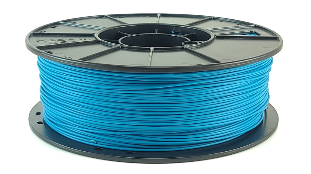 caribbean blue pla filament reel
