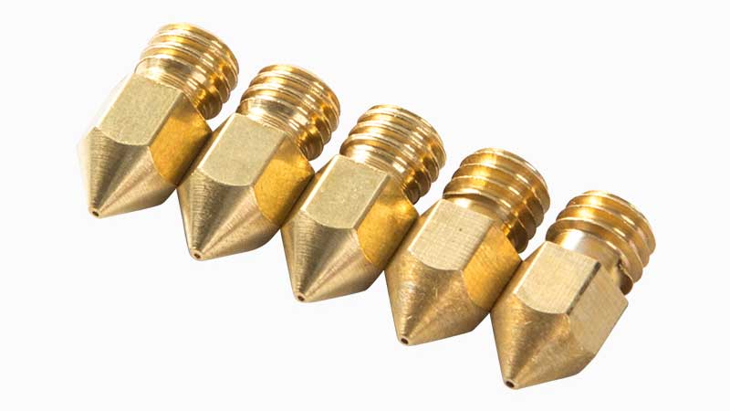 creality brass nozzle 0.4 mm 5-pack 3